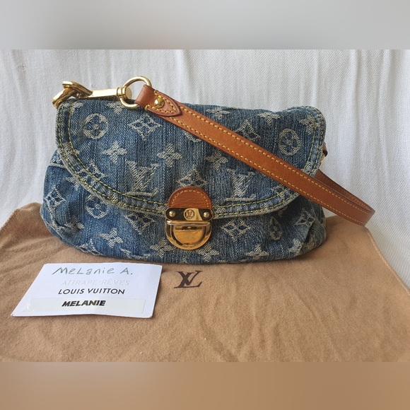 Louis Vuitton Handbags - Louis Vuitton Denim Blue Mini Pleaty